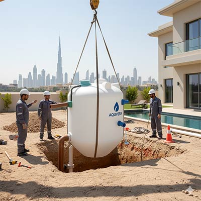 جزئیات نصب و اتصالات سیستم AQUVERA CSTP